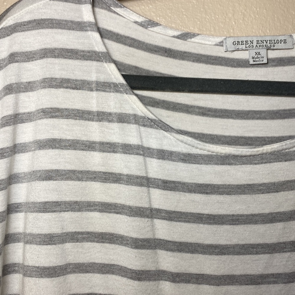 GREEN ENVELOPE - STRIPED T-SHIRT - Picture 6 of 10
